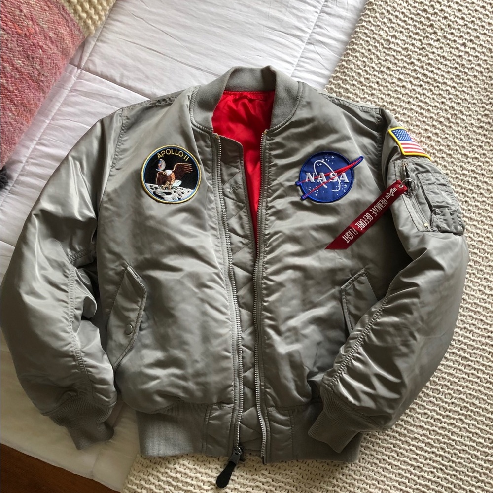 🚀 Apollo Industries Apollo MA-1 Bomber Jacket! 🌎